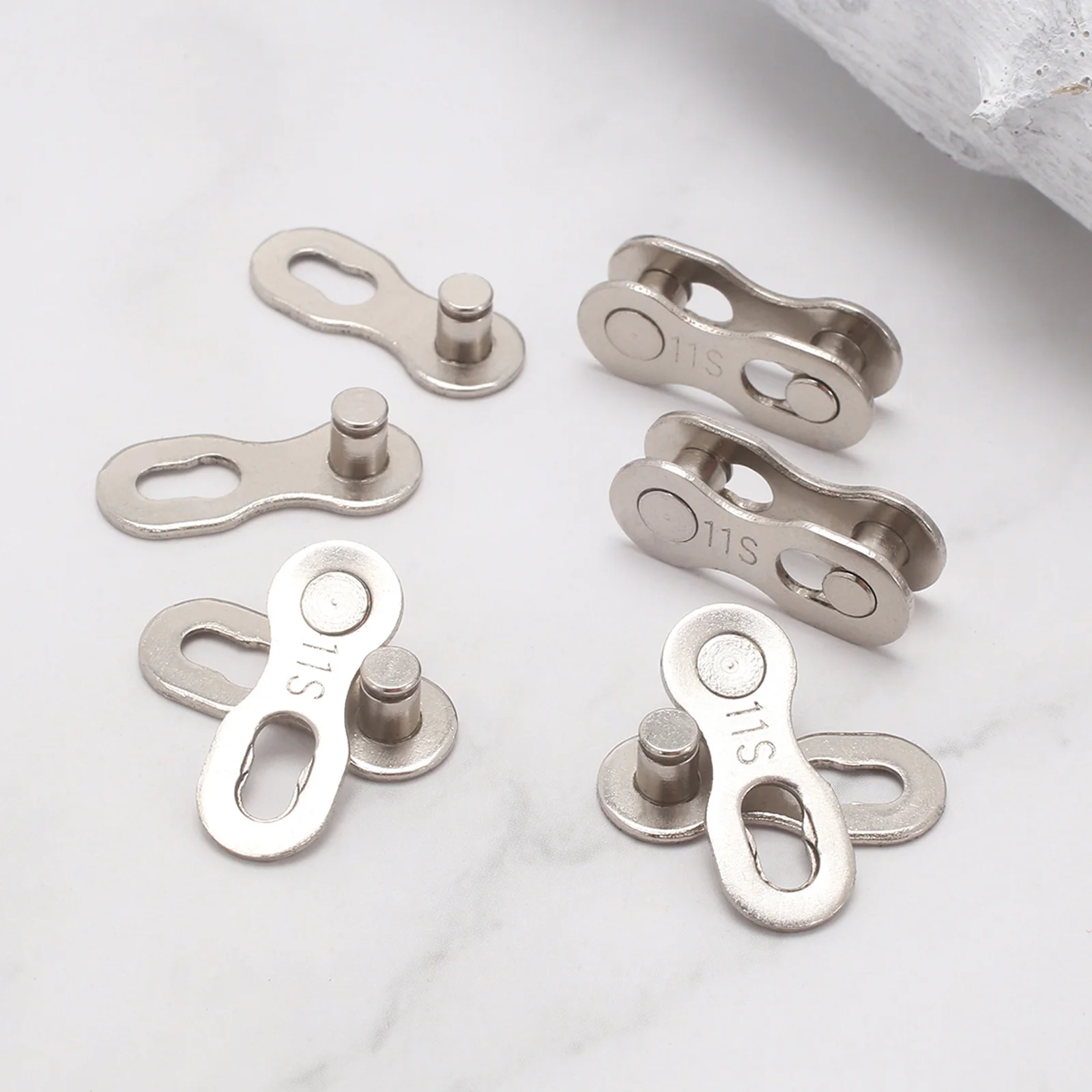 1 Pair/5 Pair Bike Chains Mountain Bike Bicycle Chain Connector for 6 7 8 9 10 11 Speed Quick Master Link Joint Chain Bike Parts