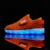 Размер 25-37 Kids Led USB Recharge Glowing Shoes Children's Hook Loop Shoes Children's Glowing Sneakers Kids Led Luminous Shoes