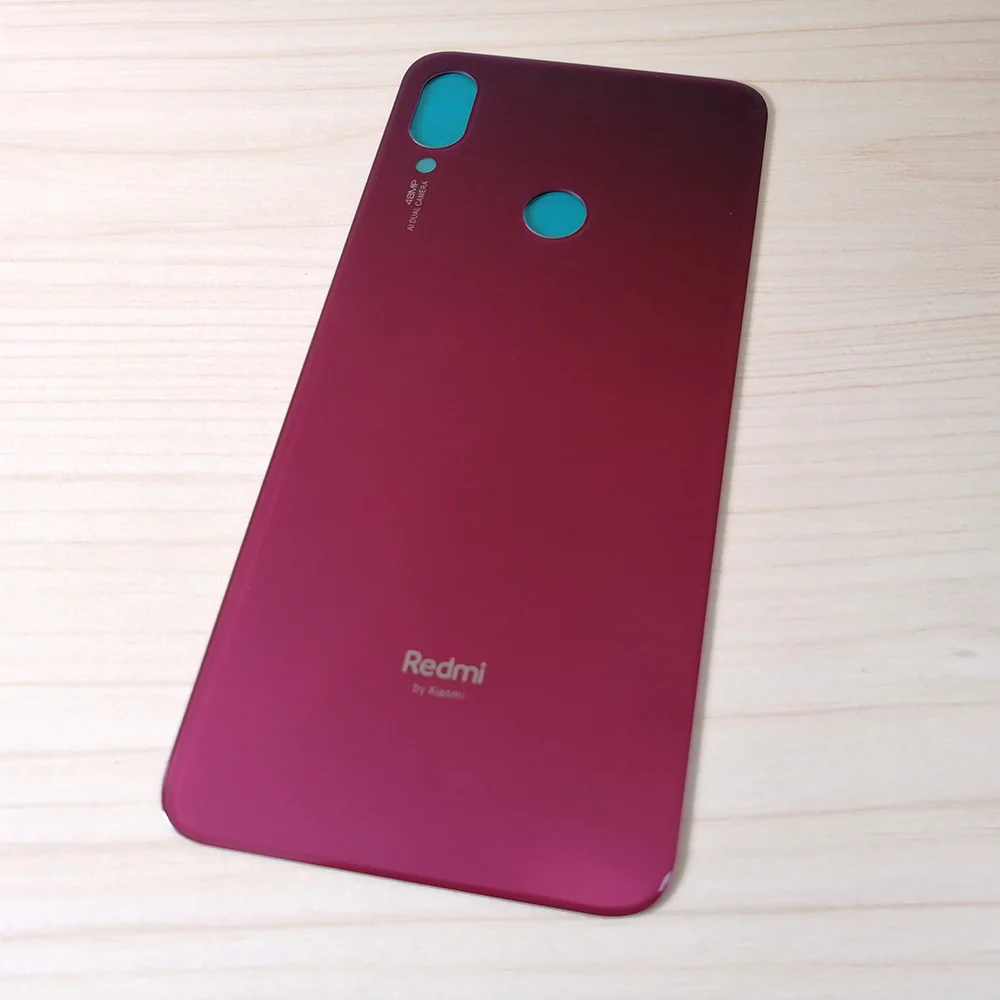 Для Xiaomi Redmi note 7 Крышка батарейного отсека задняя стеклянная панель Задняя Дверь Корпус чехол для Redmi note 7 задняя крышка батарейного отсека дверь