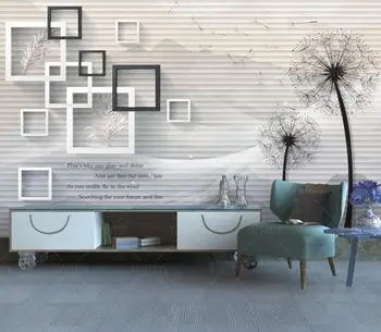 

Custom 3d wallpapers For living room bedroom Dandelion 3d wallpaper walls Background wallpaper roll decoration mural