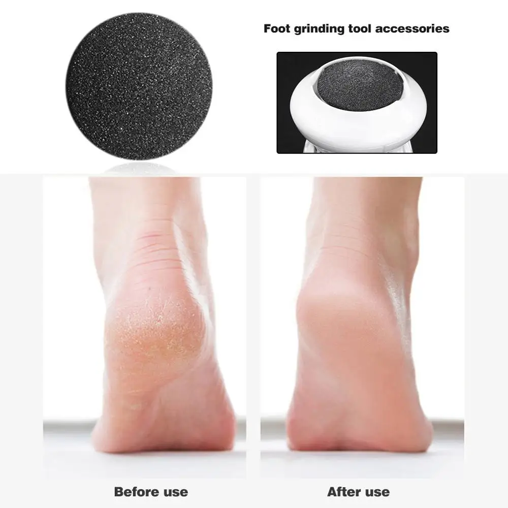 Electric Foot File Grinder Dead Skin Callus Remover for Foot Pedicure Tools Feet Care Foot Grinding Machine With 2 Grinding Head 6