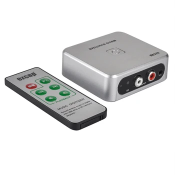 

DC 5V Remote Control Music Digitizer Button Mini MP3 Converter U Disk USB Port Cassette Tapes Portable Stable Audio Recording
