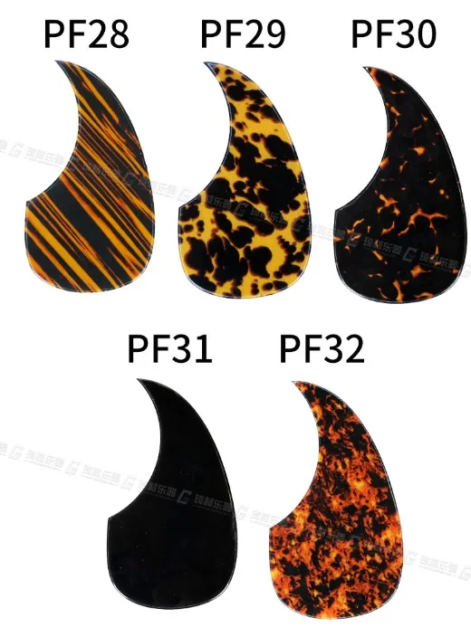 Пилон P19-P38 акустической гитары Pickguard, высокое качество сделано в Японии, 20 видов конструкций
