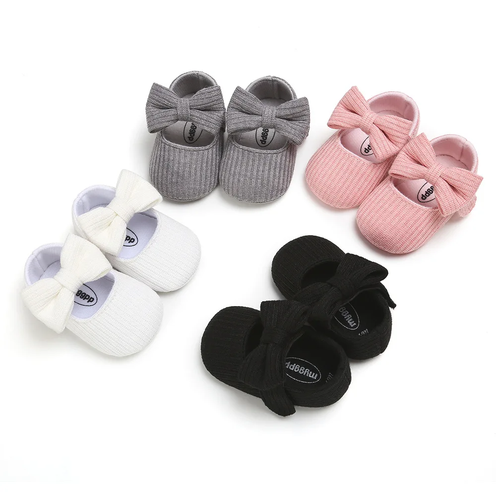 Spring And Autumn 0-1 Year Old Woolen Bow Baby Princess Shoes Toddler Baby Newborn Shoes Girl 6To 12 Month Infant Little Girls Spring And Autumn 0-1 Year Old Woolen Bow Baby Princess Shoes Toddler Baby Newborn Shoes Girl 6To 12 Month Infant Little Girls
