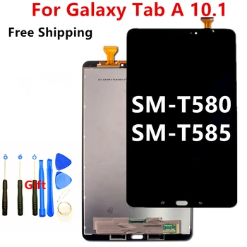 

For Samsung Galaxy Tab A 10.1 SM-T580 T585 LCD Screen and Touch Display Digitizer Assembly Replacement Screen, Black White