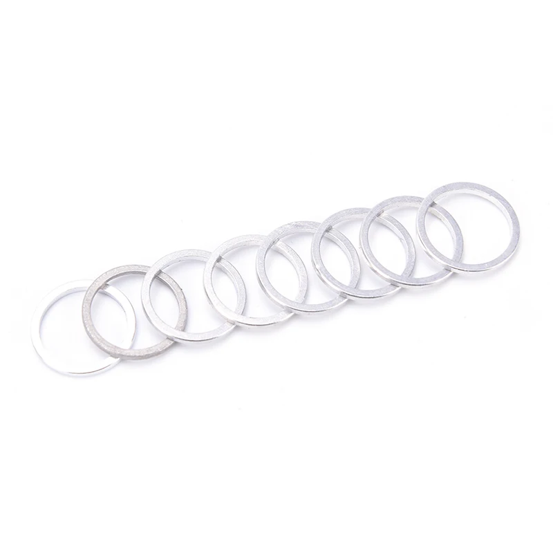 

8pcs 8x11x1mm Washer Axis Sleeve Handle Wheel Silver Color Axle Washer Scooter Roller Skate High Hardness