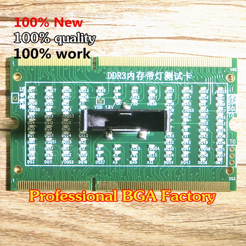Laptop Motherboard Memory Slot DDR2 / DDR3 /DDR4/DDR5 Diagnostic Analyzer Tester Card LED transistor tester