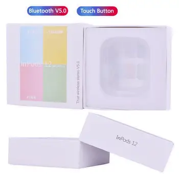 

10pcs/lot Bluetooth 5.0 Earphone inpods 12 HIFI Wireless earphone headset For iPhone 11 Pro For Samsung Huawei Dropshipping