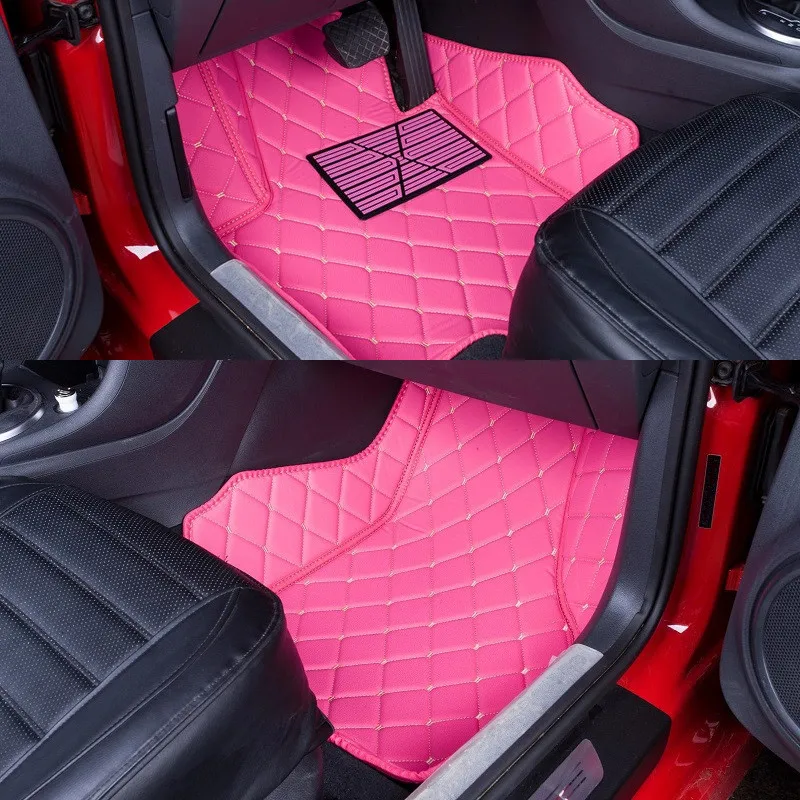 Объемные кожаные автомобильные коврики водонепроницаемый ковер для Volkswagen Beetle 2013 левый руль