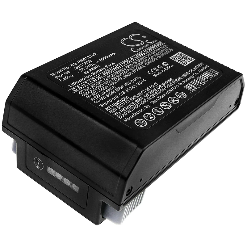 

Battery for Hoover ONEPWR Cordless Hard Surface S, ONEPWR Cordless High-Performan, ONEPWR Cordless Task Light