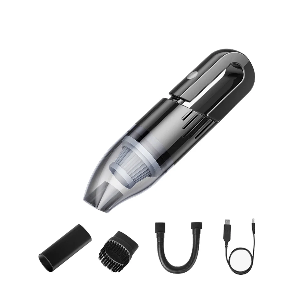 Cordless Handheld ABS Multifunctional Home Car Vacuum Cleaner Cleaning Tool Easy Operation USB Rechargeable High Powered Suction |