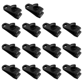 

14 Pack Heavy Duty Tarp Clips,Secures Tarps,Tents,Awnings,Banners or Covers,Locking Clamp Design for Superior Holding Power