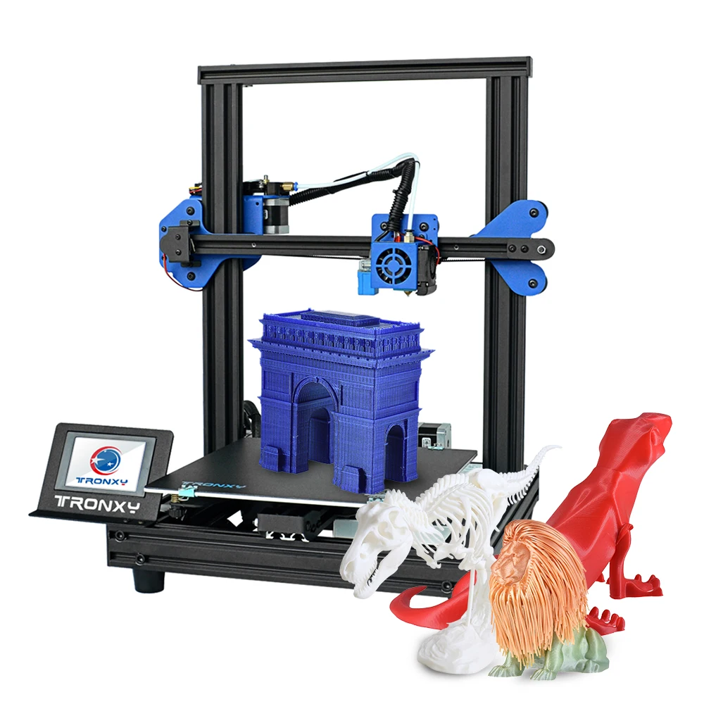 Быстромонтируемый 3D-принтер TRONXY XY-2 Pro, 255*255*260 мм, автоматическое выравнивание объема, печать нити