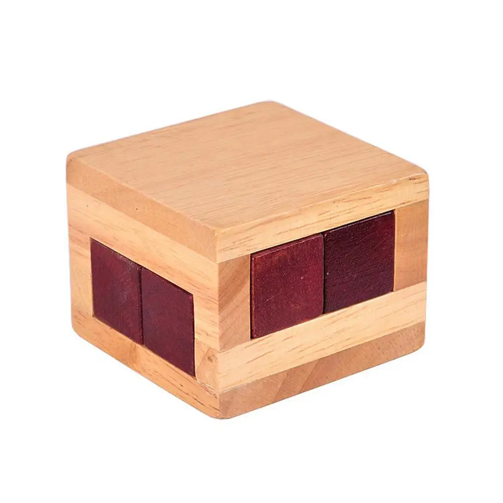 

Mini Wooden Puzzle Unlocking Box Toy Labyrinth Brain Teaser Intellectual Gift for Children/Adult