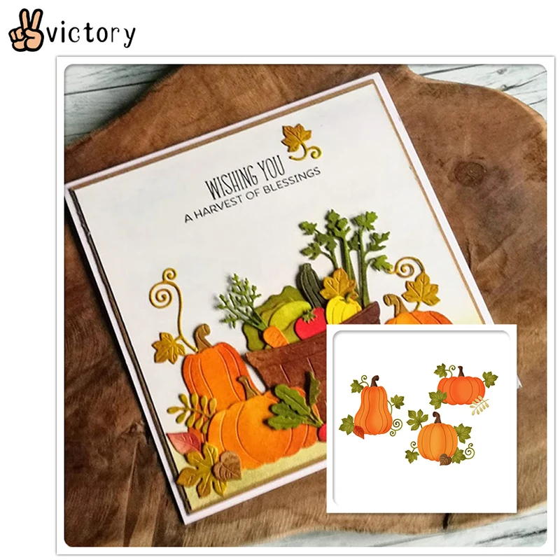 

Технические тыквы, сезон сбора урожая, металлические Вырубные штампы для «сделай сам», скрапбукинг, альбом, бумажные карты, тиснение, вырубк...