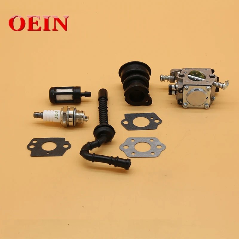 Carburetor Fuel Hose Filter Spark Plug Gasket Fit For STIHL MS250 MS230