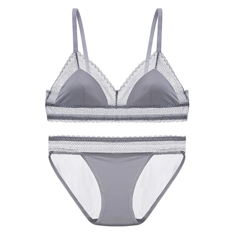 SAY MORNING Hot Sale French Bra & Brief Sets Sexy Lace Bra Sets Ultrathin Cotton Breathable Sexy Lingerie