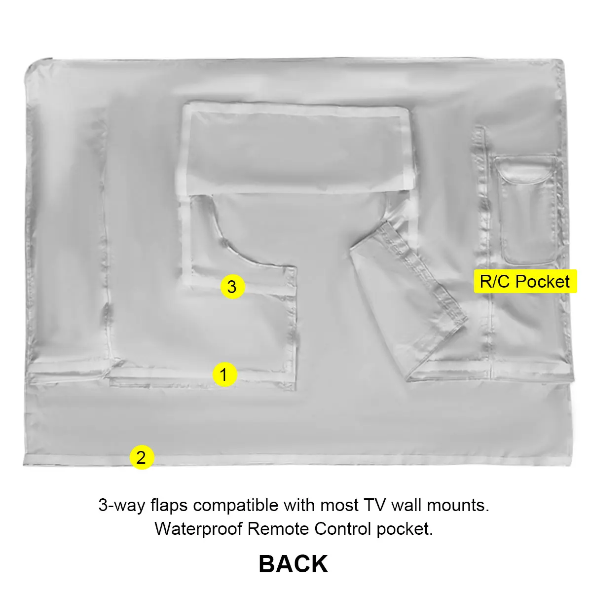 Weatherproof Outdoor TV Cover Protect TV Screen Dustproof Waterproof Cover All-Purpose Dust Cover Television Case for 30