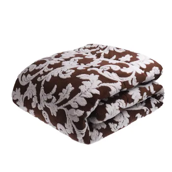 

Nordic jacquard flannel blanket lamb throw blanket quilted super soft Bedspread on the bed cover Quilts for double bed 4.1kg