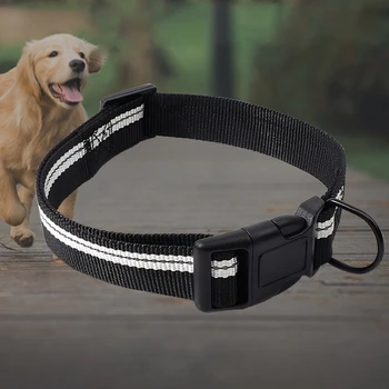 

Reflective Large Dog Collar Nylon big Dog Collars Buckle adjustable Dog Neck Collar for Medium Large big Dogs German Shepherd
