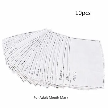 

10pcs/Lot PM2.5 Filter Paper Anti Haze Mouth Mask Anti Dust Mask Filter Paper Health Care