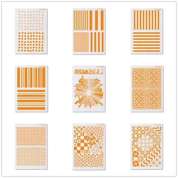 

Rectangle Stencil For Walls Painting Scrapbooking Stamp Album Decorative Cake Tool Cake Stencil