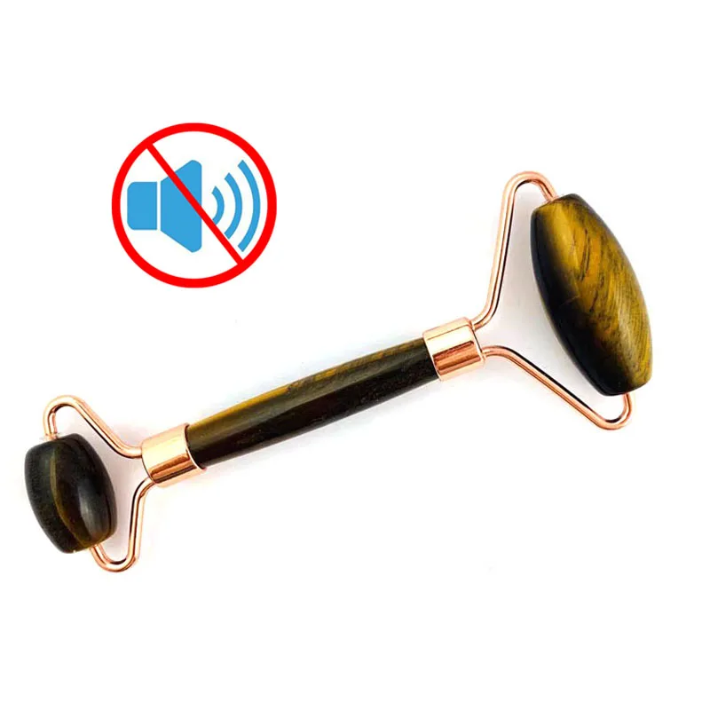 

Natural Tiger Eye Stone Roller Body Facial Eye Massager Jade Scraping Board Massage Crystal Jade Push