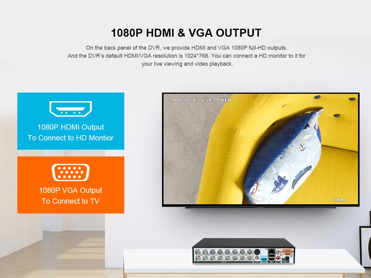 SANNCE 8CH 1080P 2.0MP HD CCTV система видео рекордер 8 шт 1080P CCTV камера безопасности Водонепроницаемый ночного видения комплекты наблюдения