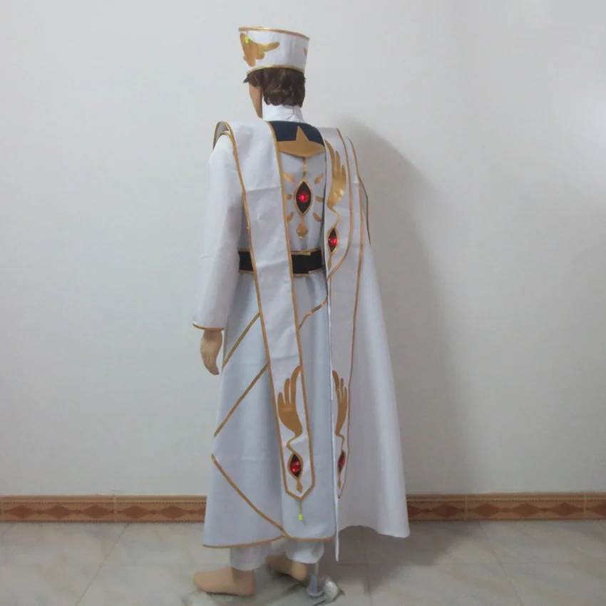 Code Geass император Lelouch восстание Cos для рождественской вечеринки костюмы для хеллоуина наряд костюм для косплея Любой Размер