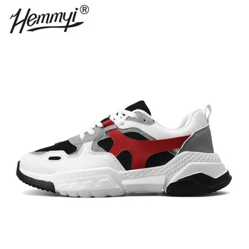 

Hemmyi Men Sneakers Retro Style Outdoor Running Shoes Mesh Breathable Men's Shoes Lightweight Sports Shoes Support Dropshipping