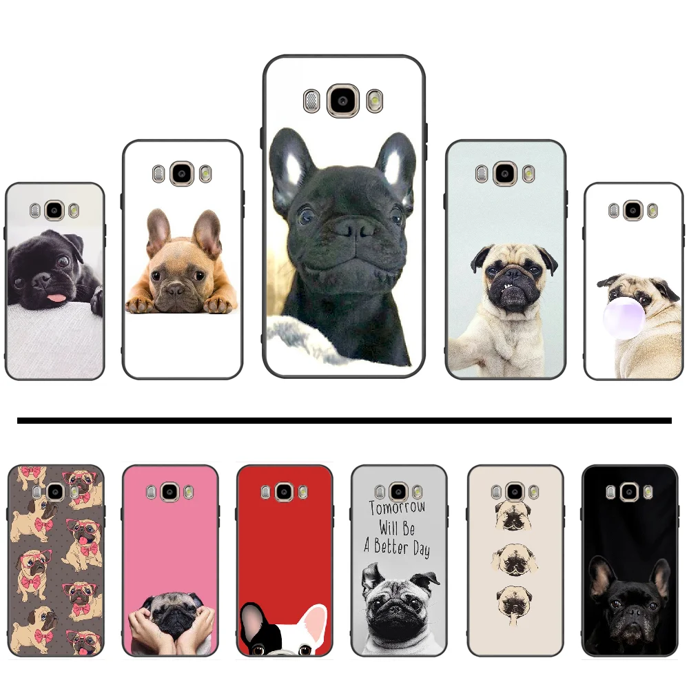 French Bulldog dog Phone Case For Samsung Galaxy J2 J4 J5 J6 J7 J8 2016 2017 2018 Prime Pro plus Neo duo | Мобильные телефоны и