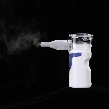 

Portable Nebulizer Handheld Asthma Inhaler Atomizer Home Mini Autoclean Inhale Nebulizer Mesh Atomizer for Children Health Care