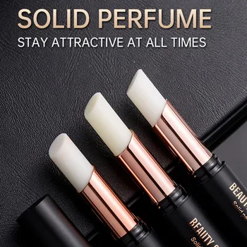 

1pc Solid Perfume Easy To Carry Lasting Fresh Light Fragrance Stay Long Fragrance Portable Solid Stick Perfume