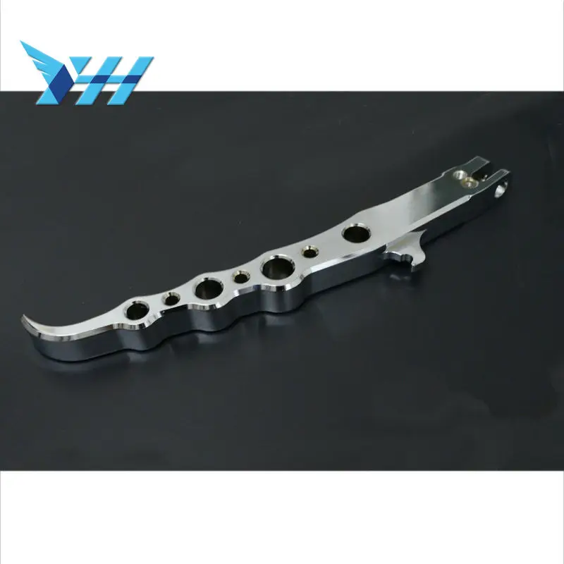 Motorcycle Parts Good CNC Exotic Long Kickstand Side Stand Billet Black
