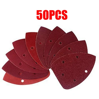

50pcs/set Woodworking HEAVY DUTY DETAIL PALM CORNER MOUSE SANDER SANDING SANDPAPER TOOL&SHEET SETS Kit