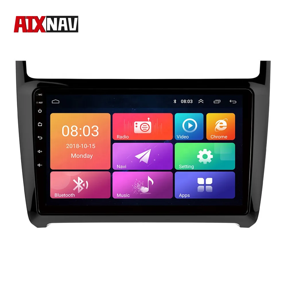 Туристический навигатор Авторадио Bluetooth аудио Android навигация 1 Din для Volkswage POLO 2012