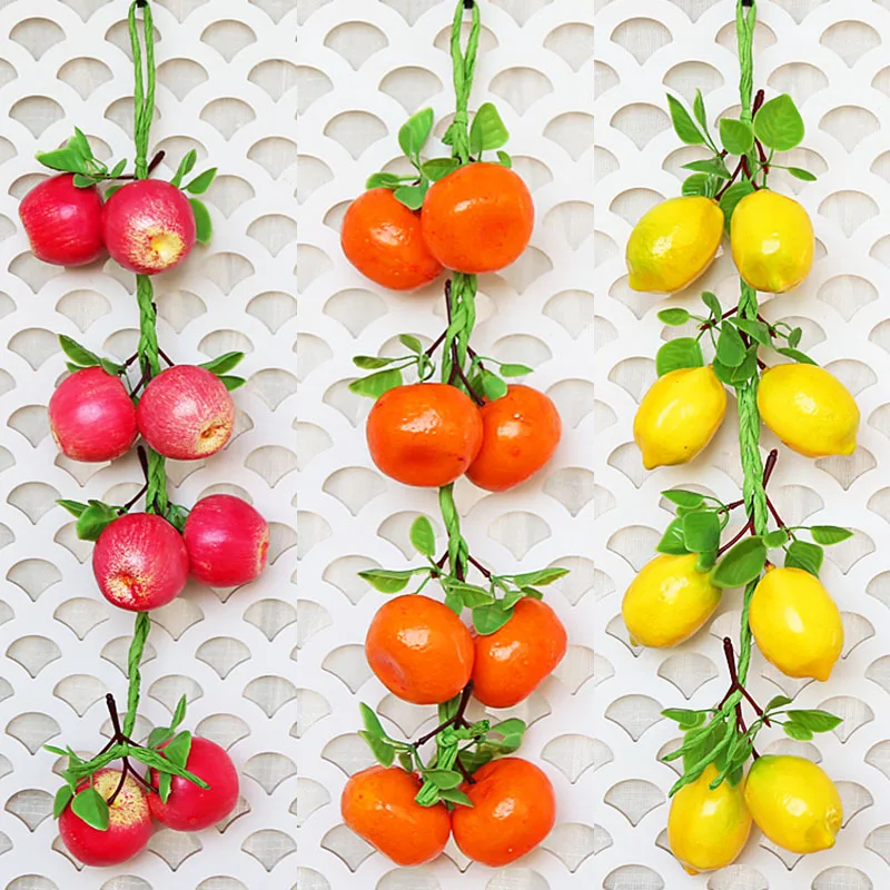 Artificial Fruit Vegetables Foam Fake Chili Pepper For Kitchen Garden Home Wall Decor