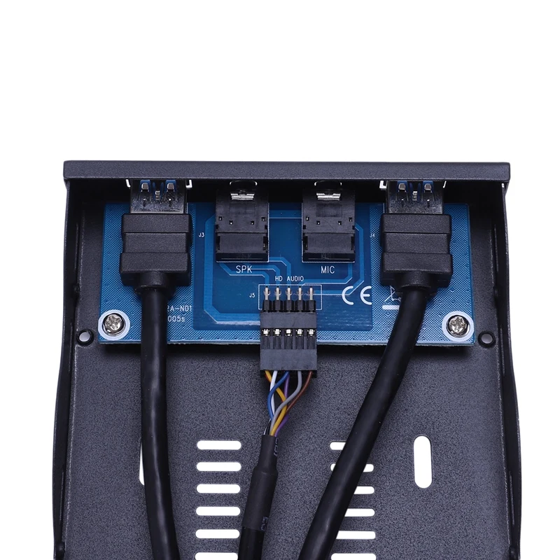 20Pin до 2 Порты и разъёмы USB 3,0 концентратор и HD аудио 3,5-в ПК флоппи Передняя Панель кабель-SCLL