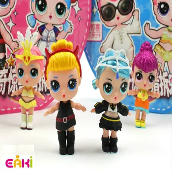 

Eaki original Generate Surprise Doll Children puzzles Toy Kids funny DIY toys Princess lol Doll original Blind box multi models