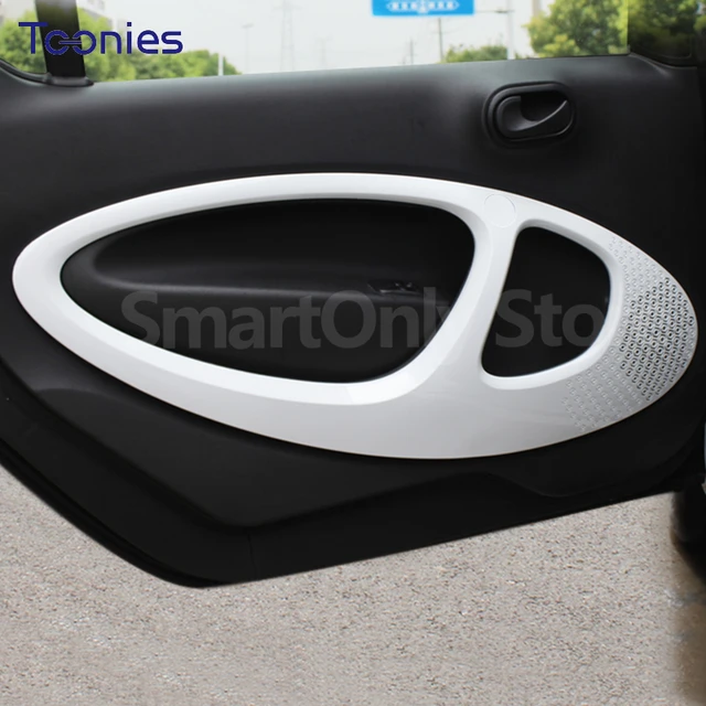 Auto Tür Panel Änderung Schutzhülle Carbon Stil Innen Produkt Styling  Zubehör Für Mercedes Smart 453 Fortwo