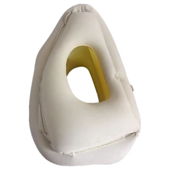 

Train Portable Travel Pillow Airplane Sleeping Camping Car Inflatable Neck Care PVC Soft Office Supplies Head Rest Bendable