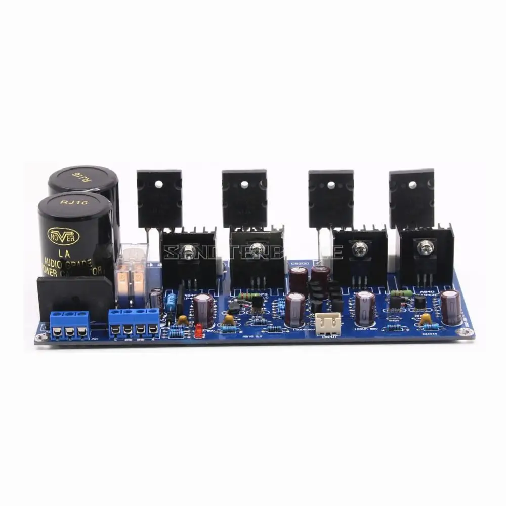 Сборка V20 класса AB стерео 125 Вт+ 125 Вт HiFi аудио усилитель мощности плата A1943+ C5200 усилитель