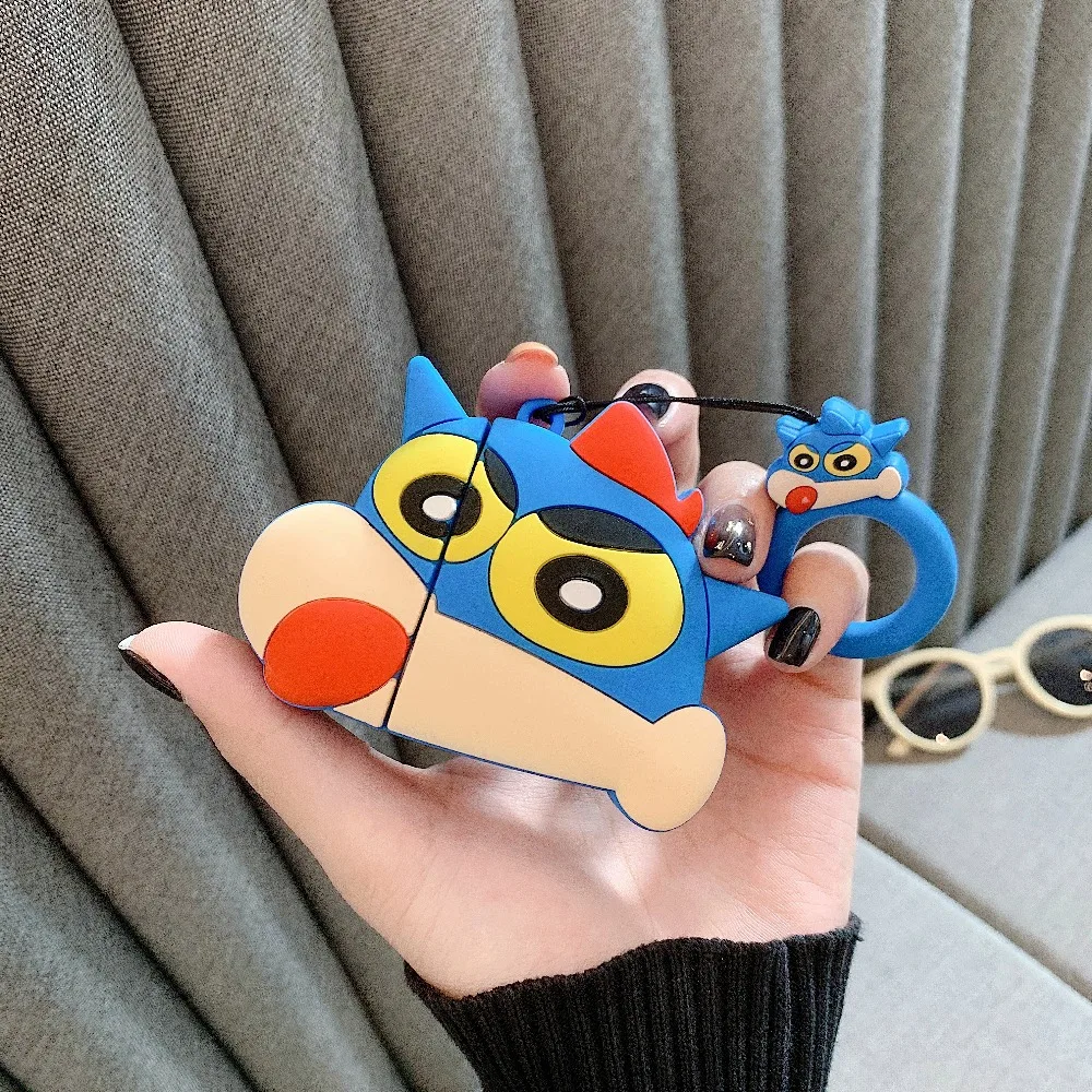 3D мультяшный Bluetooth чехол для наушников для Apple AirPods, мягкий зарядный чехол для наушников s для Airpods, защитный мультяшный чехол на заднюю панель