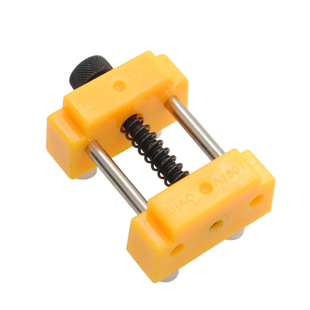 

Watch Case Clamp Holder Adjustable Watchmakers Vice Repair Tool For Wristwatches (Color: Yellow)