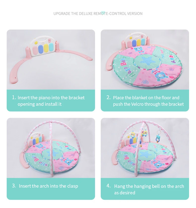Мультфильм 0-12 monate Baby Spielzeug Bett kinderwaga детский мобильный телефон для новорожденных