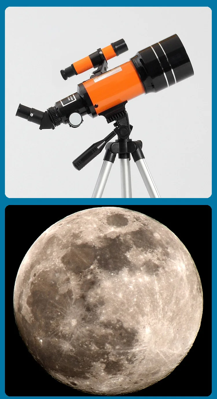 Hercm Профессиональный астрономический телескоп с ночным видением, Глубокий космос, вид звезды, вид Луны, 1000, монокулярный телескоп