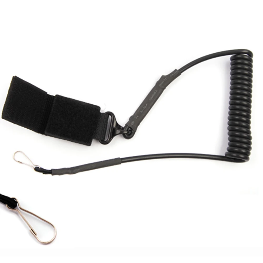 

Tactical Pistol Handgun Spring Lanyard Sling Adjustable Gun Sling Outdoor Hunting Camping Accessories Tools Gun Rope Sling