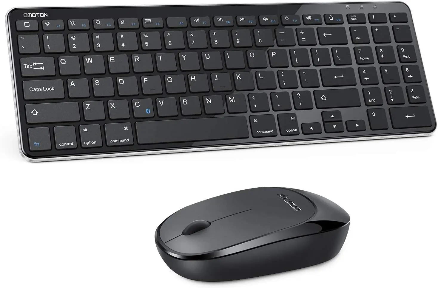 Bluetooth Keyboard and Mouse for iPad, OMOTON Wireless Keyboard and