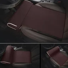 Искусственная кожа на ногу поддержка подушки удлиненный Отдых автомобиля универсальный офис Расширенная Пряжка подушка для автомобильного сидения дома на большие расстояния вождения