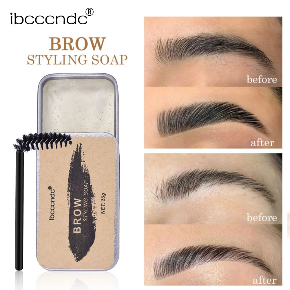 3d Feathery Brow Styling Soap Lamination Setting Gel Waterproof Long Lasting Brows Tint Eyebrow